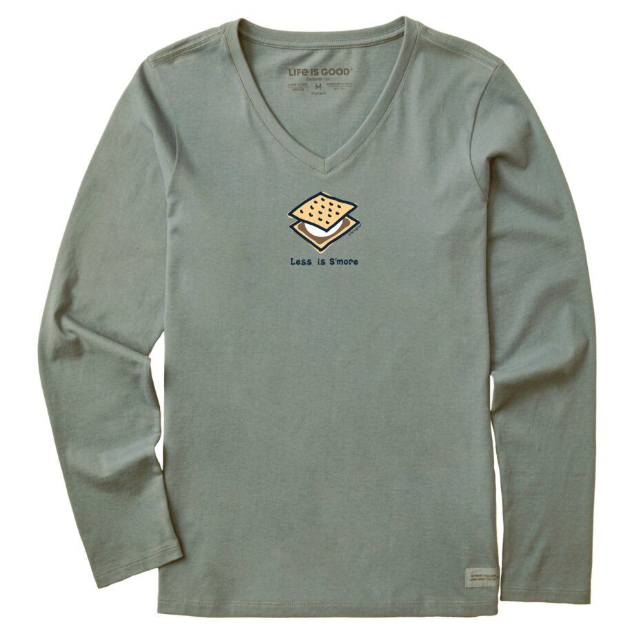 Women's Long Sleeve Crusher Tee, Long Sleeve Swearter VRLTEE004