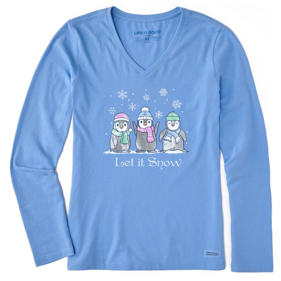 Women's Long Sleeve Crusher Tee, Long Sleeve Swearter VRLTEE014