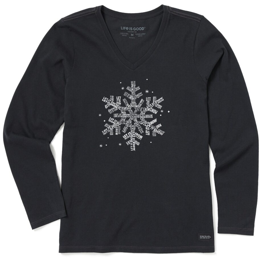 Women's Long Sleeve Crusher Tee, Long Sleeve Swearter VRLTEE018