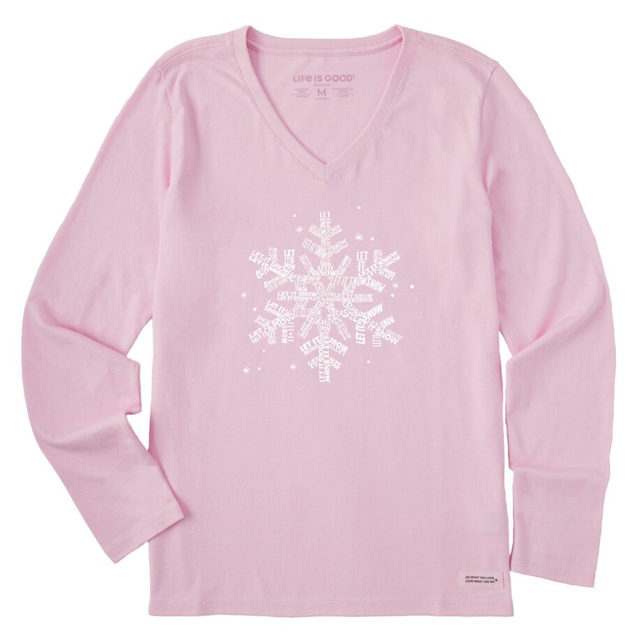 Women's Long Sleeve Crusher Tee, Long Sleeve Swearter VRLTEE018