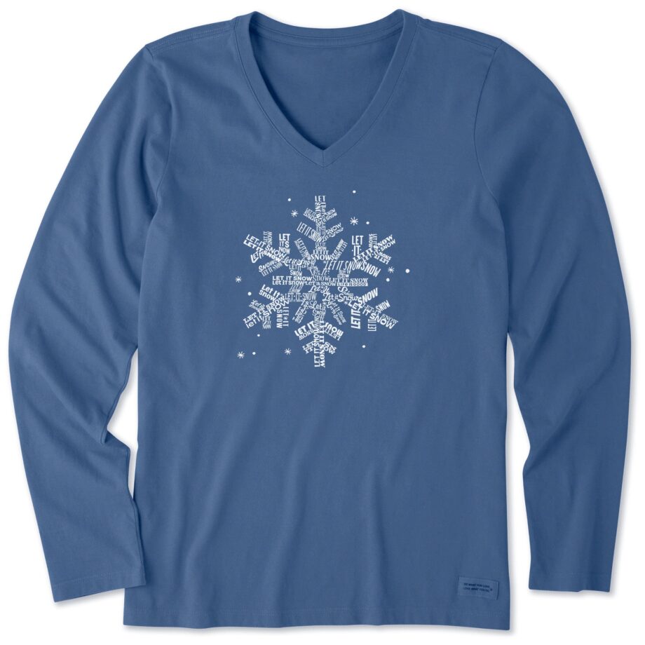 Women's Long Sleeve Crusher Tee, Long Sleeve Swearter VRLTEE018