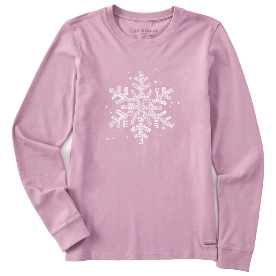 Women's Long Sleeve Crusher Tee, Long Sleeve Swearter VRLTEE017