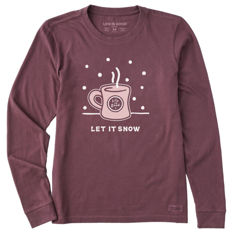 Women's Long Sleeve Crusher Tee, Long Sleeve Swearter VRLTEE012