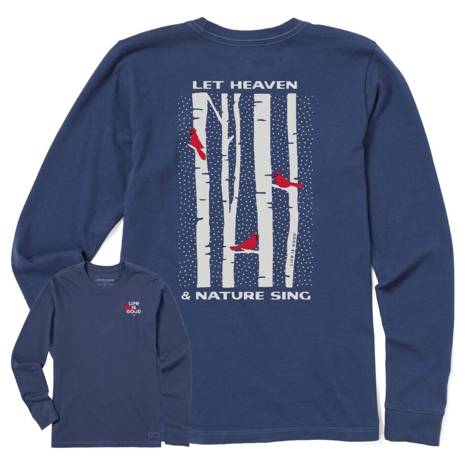Women's Long Sleeve Crusher Tee, Long Sleeve Swearter VRLTEE005