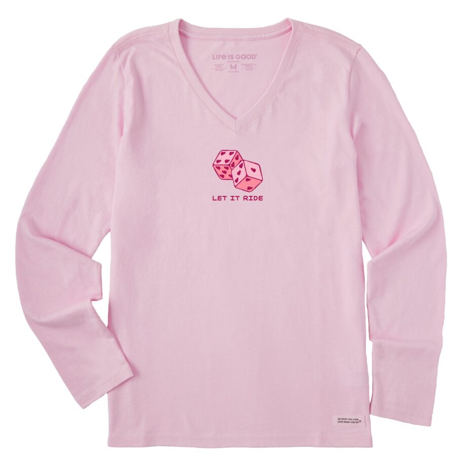 Women's Long Sleeve Crusher Tee, Long Sleeve Swearter VRLTEE007