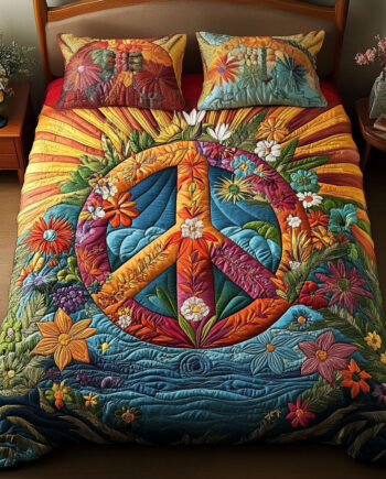 Zen and Zest 3-Piece Quilted Bedding Set Comforter Cover Bedding Set Soft Duvet Cover Set Cozy Bedding Set Comforter Sets